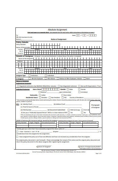 FREE 51+ Assignment Forms in PDF | MS Word | XLS