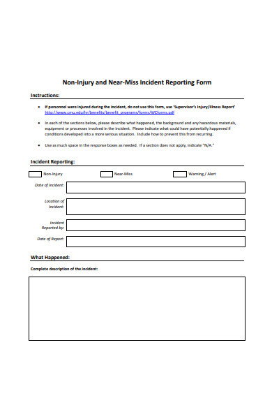 accident incident reporting form