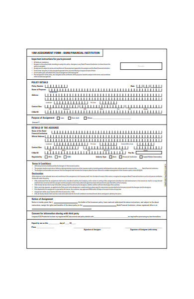 FREE 51+ Assignment Forms in PDF | MS Word | XLS