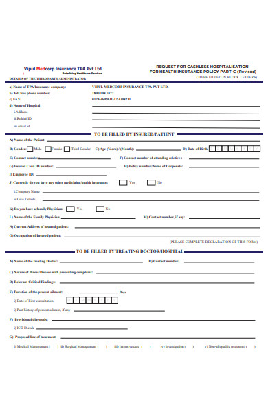 authorization form in pdf