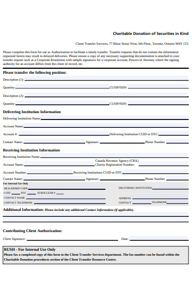 FREE 30+ Nonprofit Forms in PDF | MS Word