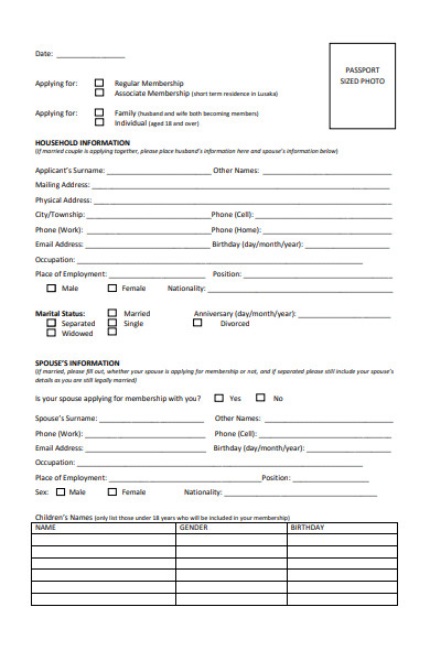 FREE 30+ Nonprofit Forms in PDF | MS Word