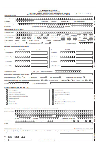 FREE 52+ Claim Forms in PDF | MS Word | Excel