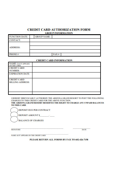 credit card authorization form in pdf1