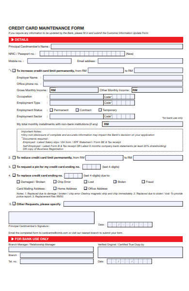 Free 42 Maintenance Forms In Pdf Ms Word Xls 9994