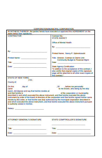direct contract form