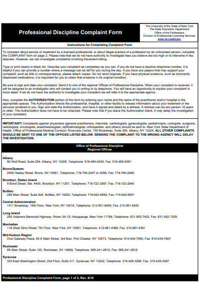 FREE 30+ Disciplinary Forms in PDF | MS Word