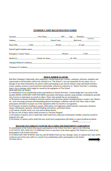 Printable Disclaimer Forms Printable Form Templates And Letter Images 0414