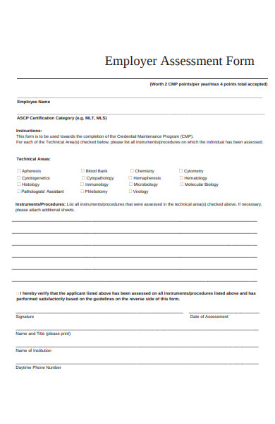 employer assessment form1