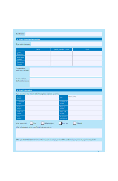 event application form in pdf