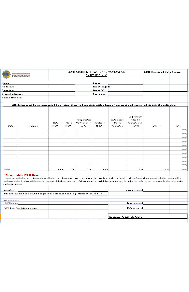 expense claim form1