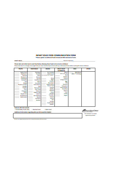 FREE 32+ Communication Forms in PDF | MS Word | XLS