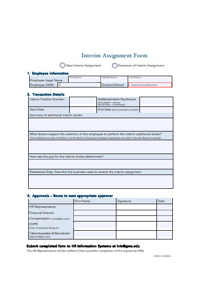 FREE 51+ Assignment Forms in PDF | MS Word | XLS