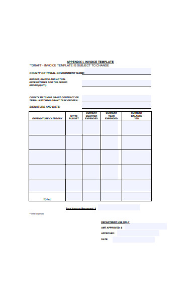 invoice form template in pdf