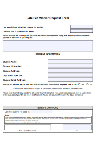 late fee waiver request form