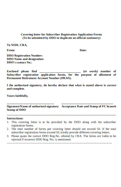 Sample Subscriber Note FREE 50+ Letter Forms in PDF | MS Word
