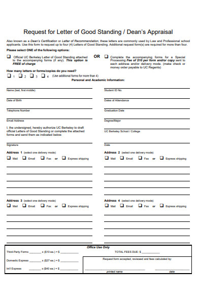 FREE 50+ Letter Forms in PDF | MS Word