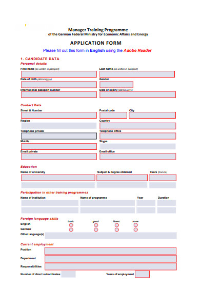 FREE 46+ Training Form Samples, PDF, Word, Google Docs, Excel