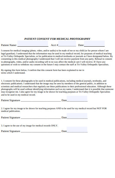 medical photography form1