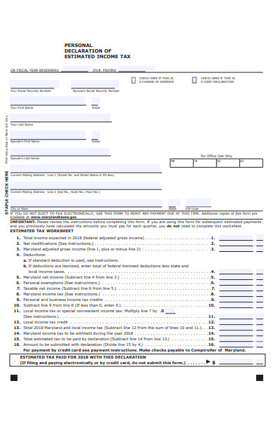 FREE 42+ Personal Forms in PDF | MS Word | Excel