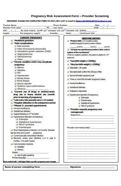 FREE 52+ Best Risk Assessment Forms in PDF | MS Word | XLS