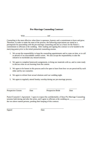premarital contract form