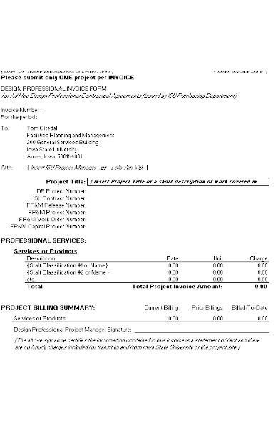 project invoice form1