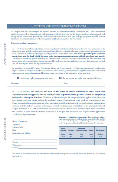 FREE 50+ Letter Forms in PDF | MS Word