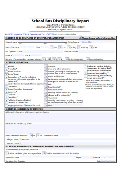 FREE 30+ Disciplinary Forms in PDF | MS Word