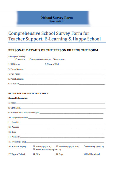school survey form1