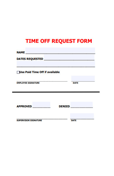 Time Off Request Policy Template Prntbl concejomunicipaldechinu gov co