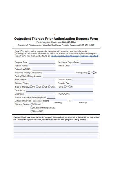 FREE 31+ Therapy Forms in PDF | MS Word | XLS