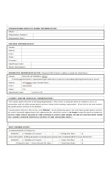 FREE 19+ Trademark Forms in PDF | MS Word