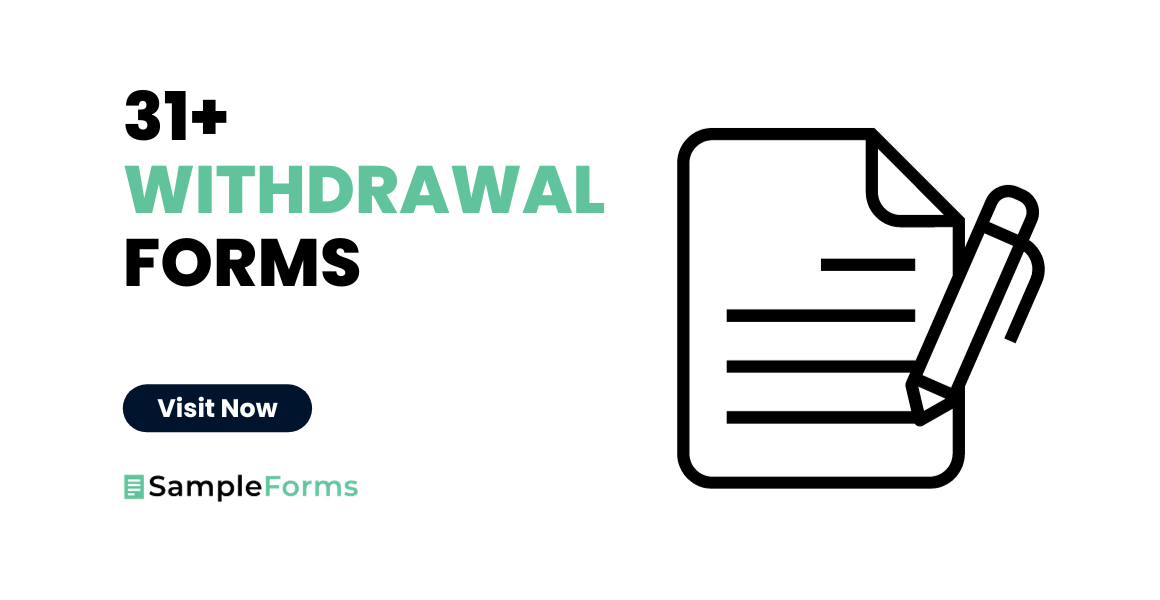 withdrawal form