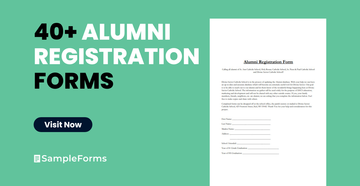 alumni registration form