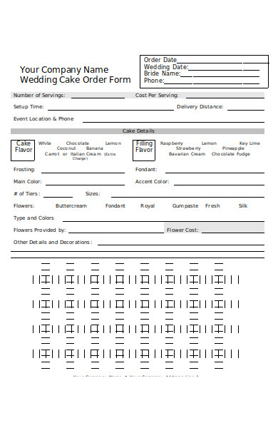 company name cake order form 1