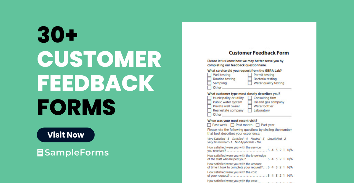 customer feedback formsss