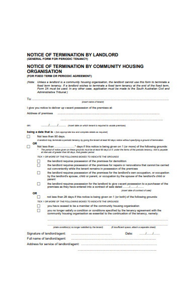 FREE 30+ Landlord and Tenant Forms in PDF | Ms Word | XLS