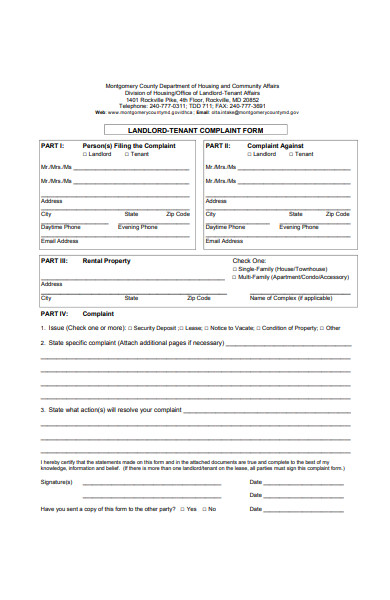 FREE 30+ Landlord and Tenant Forms in PDF | Ms Word | XLS