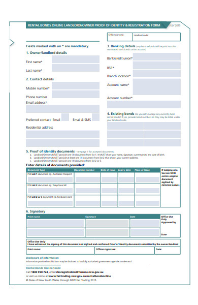 FREE 30+ Landlord and Tenant Forms in PDF | Ms Word | XLS