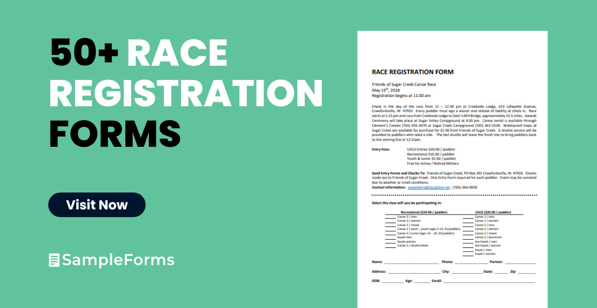 race registration form