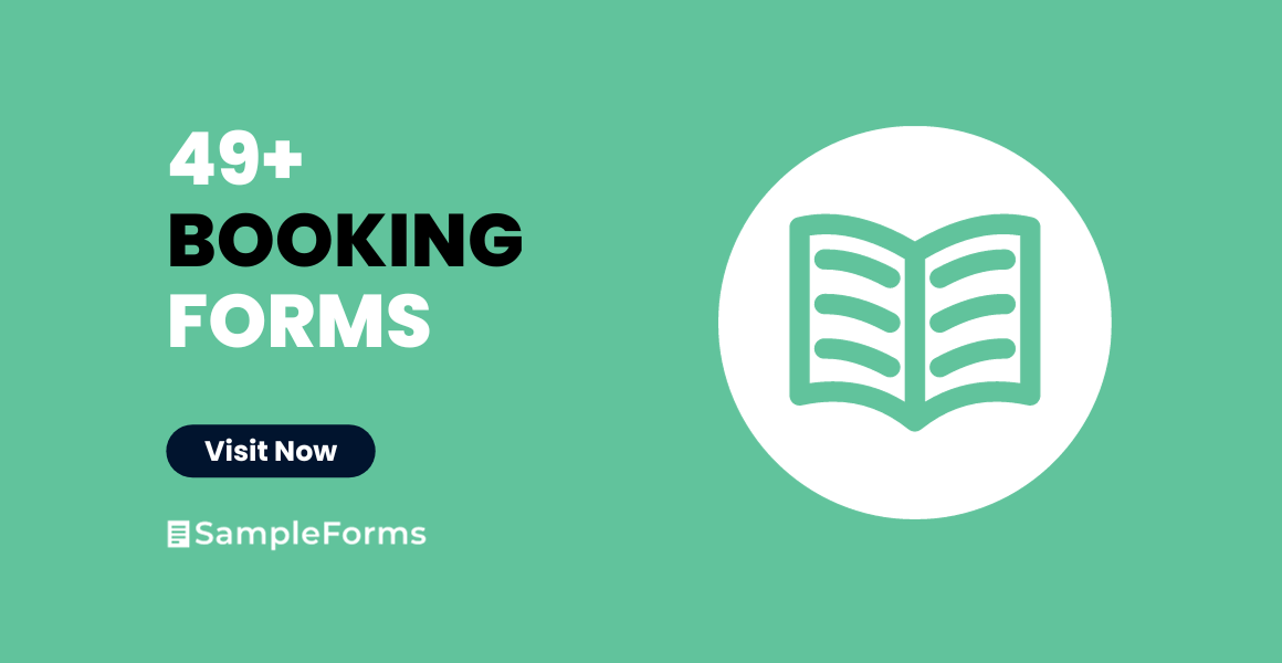 booking form