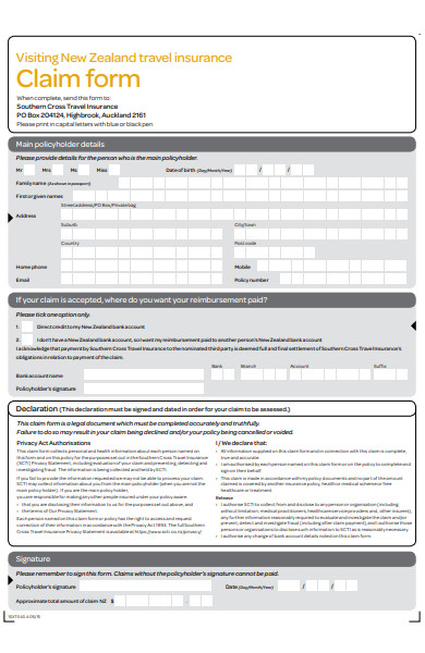 cal poly travel claim form