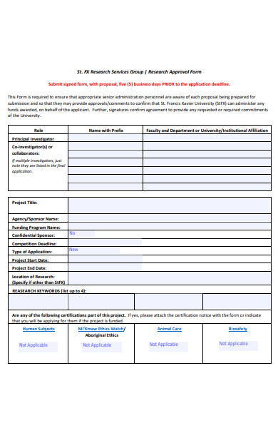 FREE 51+ Approval Forms in PDF | Ms Word | Excel