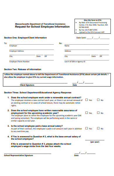 FREE 51+ Employee Form Samples, PDF, MS Word, Google Docs