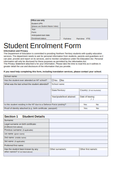 free-51-student-forms-in-pdf-ms-word-excel