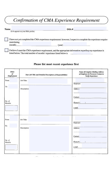 FREE 31+ Requirement Forms in PDF | MS Word | Excel