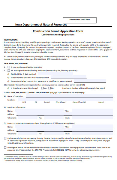 FREE 50+ Construction Forms in PDF | MS Word