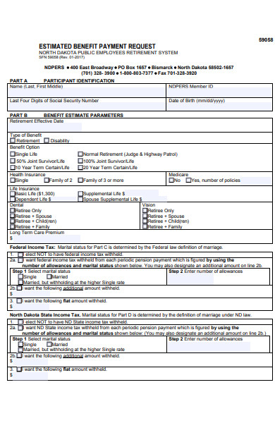 disability payment request form
