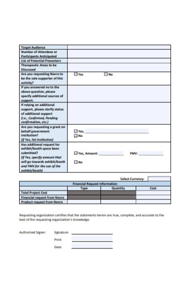educational grant application form